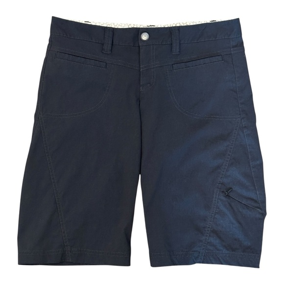 Athleta 12” Dipper Bermuda Low Rise Hiking Shorts in Black Women’s 6 739412 - Picture 2 of 6